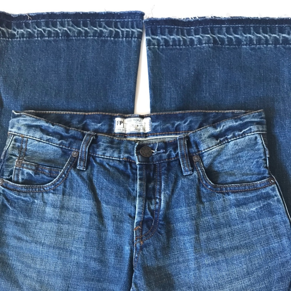 Free People Cropped Flare Jeans